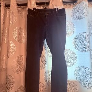 Michael Kors Dark Blue Jeans with Gold Stitching